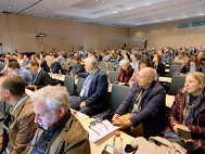 Delegates at plenary presentation